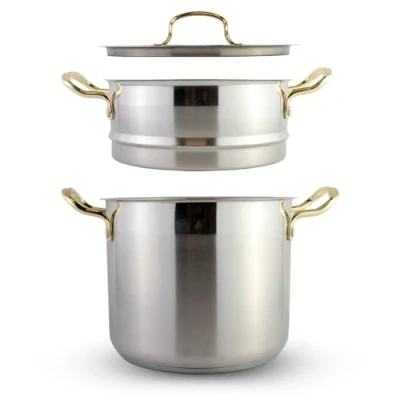 Bild av Saharashop couscous gryta 6, 8 och 12 liter ångkokare pot (3 i 1) kastrull/ångkokare