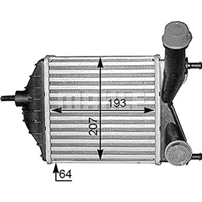 Bild av MAHLE ORIGINAL CI 378 000S Intercooler