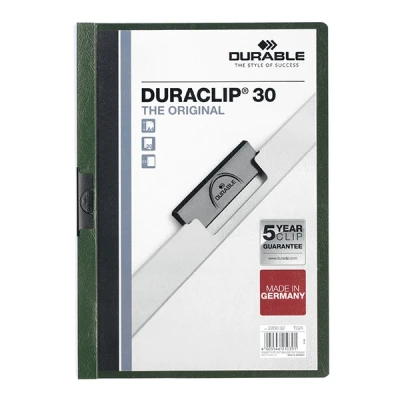 Bild av Durable 2200/32 A4 3 mm Duraclip File Mörkgrön