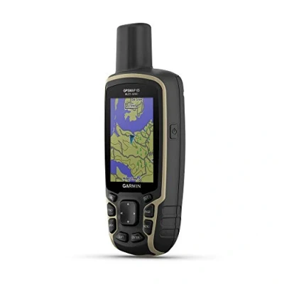 Bild av Garmin GPSMAP 65, robust batteridriven handhållen, utökat satellitstöd, multibandsteknik, multi GNSS teknik, förladdade kartor (TopoActive Europa), 2,6 tums färgskärm