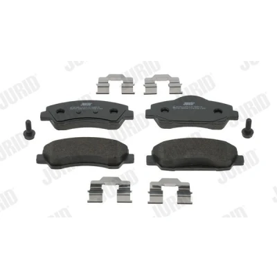Bild av JURID 573461J Jeu de plaquettes frein non préparé pour indicateur d&#039;usure CITROËN: C4 II Cactus, C Elysée Berline, PEUGEOT: 301 Berline