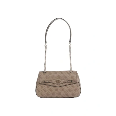 Bild av GUESS Katya Convertible Xbody Flap Bag Latte Logo