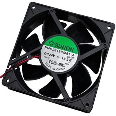 Bild av Sunon fläkt 120 x 38 mm PMD2412PMB1A DC 24 V 4 200 varv/min 54 dBA kullager