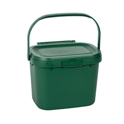 Bild av Addis 518250 Dagligt kök matavfall kompost Caddy Bin, 4,5 liter, mörkgrön