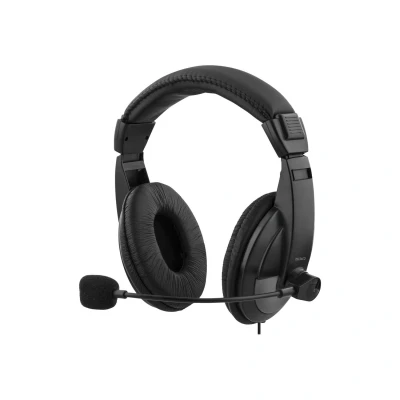 Bild av DELTACO USB stereo headset, 40 mm element, 32 ohm, 20Hz 20kHz, svart