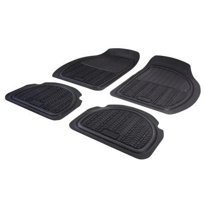 Bild av Michelin 009070 Ensemble de tapis sol Caoutchouc avant et arrière 4 noir Adaptation universelle