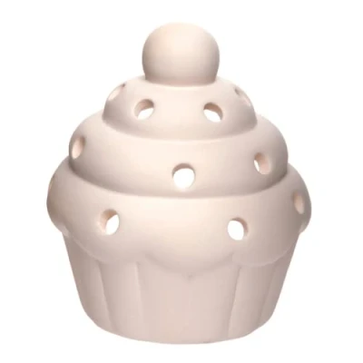 Bild av Baker Ross AX742 Cupcake värmeljushållare låda med tre, bra att dekorera och visa inomhus eller utomhus, idealisk barnkonst hantverksprojekt
