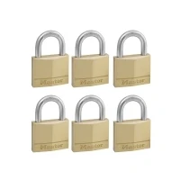 Bild av MASTER LOCK 140EURSIX, Konventionellt hänglås, Tangentlås, Lika låsning, Gate, Guld, mässing