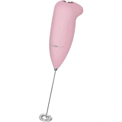 Bild av Clatronic® Elektrisk mjölkskummare mixer mjölkskum på några sekunder mjuk touch hölje stav med rostfritt stål skumklubba MS 3089 rosa