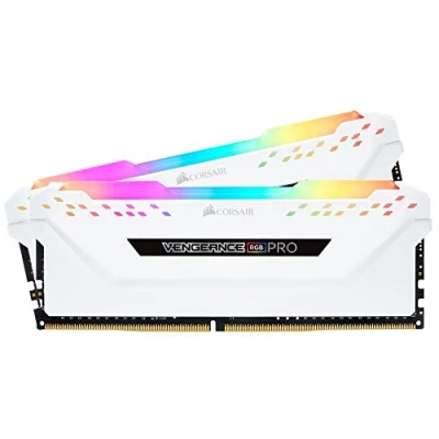 Bild av Corsair Vengeance RGB PRO 16GB (2x8GB) DDR4 3000MHz C15 XMP 2.0 Enthusiast LED Illuminated Memory Kit White