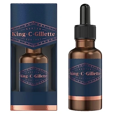 Bild av King C Gillette Beard Oil for Men with Plant Based Argan, Jojoba Avocado, Macadamia Seed and Almond Oils, 30 ml