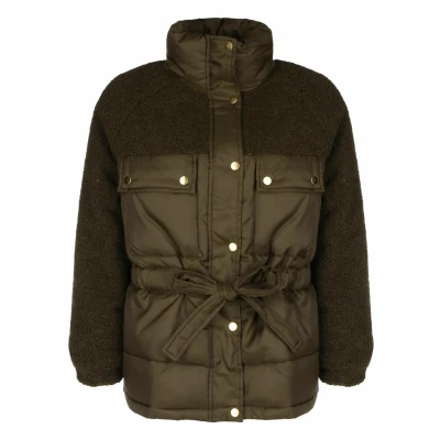 Bild av Urban Classics Sherpa MIX Vinterjacka, Storlek: XXL, Brown