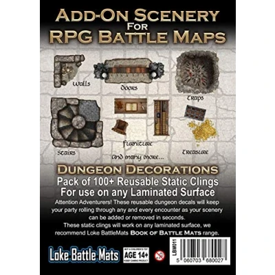 Bild av Add On Scenery for RPG Battle Maps Dungeon Decorations