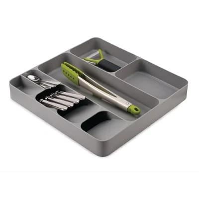 Bild av Joseph Cutlery Tray Organiser with 8 sections DrawerStore Grey 39 x cm