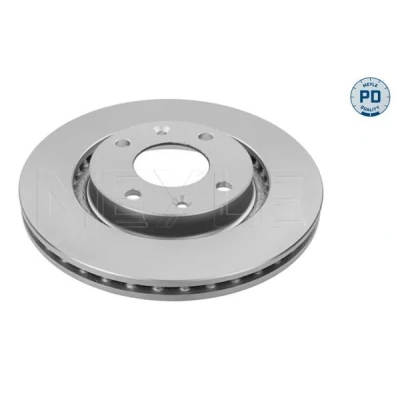 Bild av MEYLE 11 83 521 0017/PD Disque de frein Essieu avant 266 22 4 108 ventilé revêtu zinc à haute teneur en carbone avec vis/boulons PD Quality