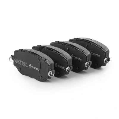 Bild av BREMBO P 68 073 Jeu de plaquettes frein avec indicateur d&#039;usure tôle anti bruit sans accessoires RENAULT: Clio V 3/5 portes, NISSAN: MICRA 5