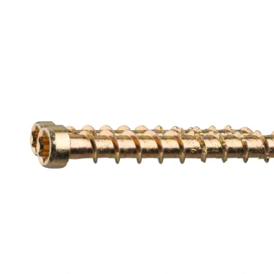 Bild av BETONGSKRUV FÖR LISTER/SOCKLAR GUL 4,5X40 200ST Beijerbygg Byggmaterial