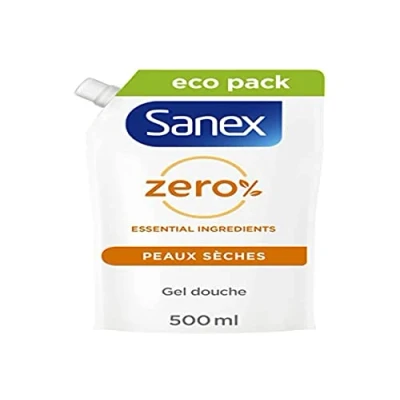 Bild av SANEX Zero% närande duschgel alla hudtyper Eco Refill 500 ml