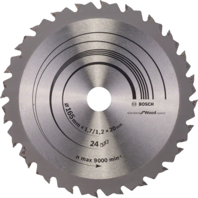 Bild av Bosch Cirkelsågklinga Speedline Wood 165 x 20/16 1,7 mm, 24