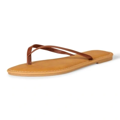 Bild av Amazon Essentials stringsandal för kvinnor, Brun, 13 US