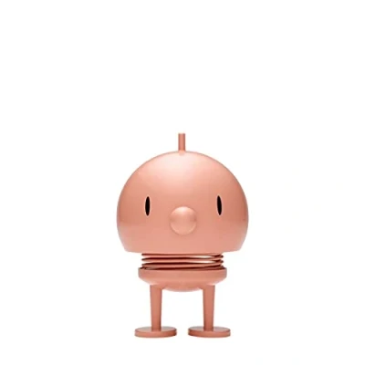 Bild av Hoptimist Bumble, vobbelfigur, skandinavisk dekoration för vardagsrum, skrivbord, kontor, hall, badrum, modern &amp; skandinavisk, bra present, 7.5 x 8.5 10.7 cm, medium, melon