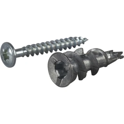 Bild av GIPSPLUGG DRIVA TP12 ZINK 100P 100ST 103100 Beijerbygg Byggmaterial