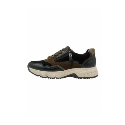Bild av TAMARIS Comfort dam Low Duo tex sneakers, Black Comb, 36 EU, Svart kam, EU