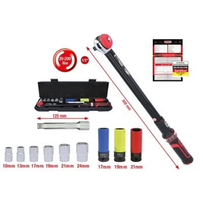 Bild av KS TOOLS 516.2400 Coffret de clés dynamométriques 12,5 (1/2&quot;)