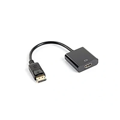 Bild av Lanberg AD 0009 BK Displayport 1.1 A (19 pol) hane till HDMI (1.4) &quot; hona adapter med kabel, 20 cm svart