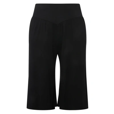 Bild av Ulla Popken Wideleg Flared Bermuda Pyjamasbyxor, Storlek: 50/52, .