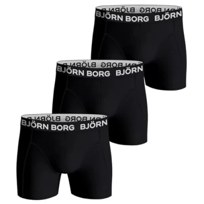 Bild av Björn Borg 3 PACK Underkläder, Storlek: Medium, Black