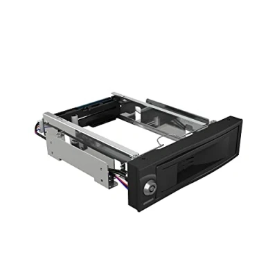 Bild av ICY BOX 3, 5 tums hårddiskar utbytbar ram för 5, 25 insats, strömbrytare, lås, hot swap, status LED, SATA III, svart