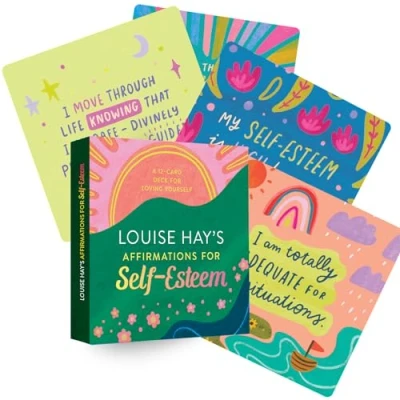 Bild av Louise Hay&#039;s Affirmations for Self Esteem: A 12 Card Deck Loving Yourself