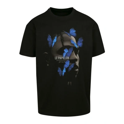 Bild av Upscale by Mister Tee LE Papillon Oversize Tshirt med print, Storlek: XS, Black