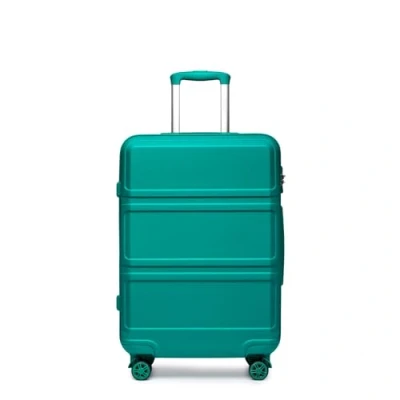 Bild av Kono resväska hårt skal lätt ABS handbagage vagn med 4 spinnhjul och TSA lås, Turkos, 28 Inch, Mode