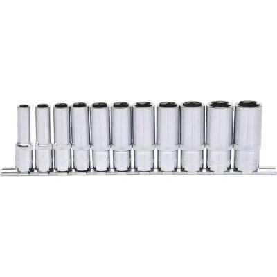 Bild av KS TOOLS 918.0611 Jeu de douilles Acier chrome vanadium 3/8 à tête carrée