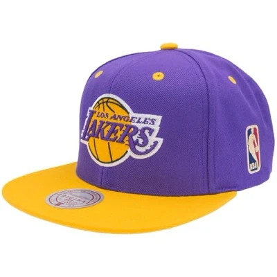Bild av Mitchell &amp; Ness NBA/HWC special snapback, Lakers, lila/gul, one size