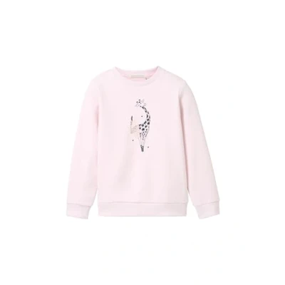 Bild av TOM Tailor Motivprint Sweatshirt för barn, Storlek: 92/98, Faded primrose