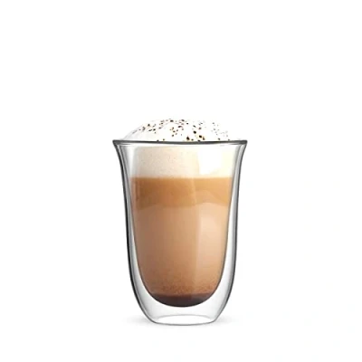 Bild av Bialetti Uppsättning med 2 muggar dubbel vägg ferenze, 300 ml, värmeisolering, borosilikatglas