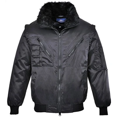 Bild av PORTWEST Pj10 pilotjacka, 1 styck, 4XL, svart, PJ10BKR4XL