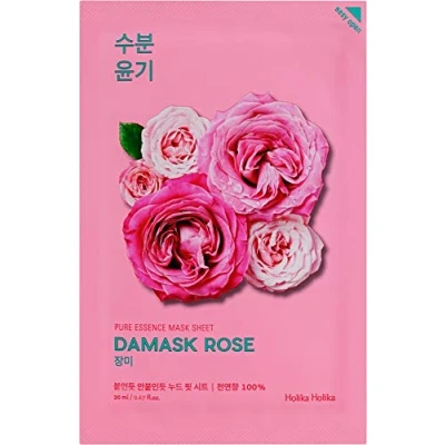 Bild av Holika Pure Essence Mask Sheet Damask Rose ansiktsmask koreansk kosmetika 20 ml/1 st