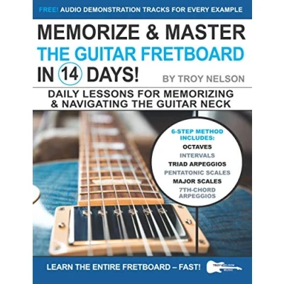 Bild av Memorize &amp; Master the Guitar Fretboard in 14 Days: Daily Lessons for Memorizing Navigating Neck: 10
