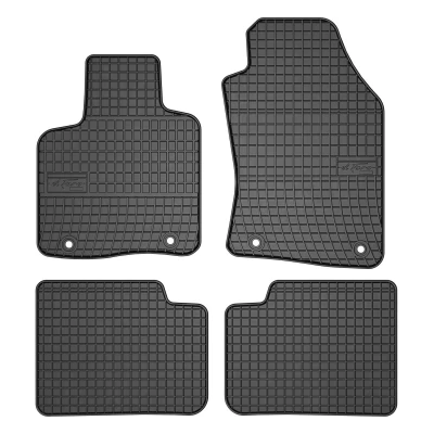 Bild av FROGUM 547341 Ensemble de tapis sol Caoutchouc avant et arrière 4 noir