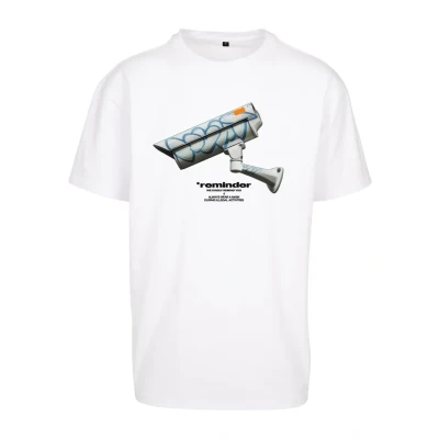 Bild av Upscale by Mister Tee CCTV Oversize Tshirt med print, Storlek: XS, White