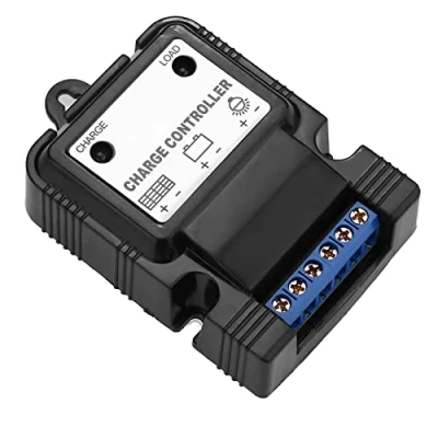 Bild av Garosa PWM 6 V / 12 3A Solregulator Plast Solar Charge Controller Bärbar solpanelladdare Energiregulatorregulator med LED skärm Nytt skyddsverktyg