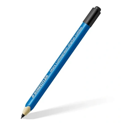 Bild av Staedtler Mars digital Jumbo 180J 22. EMR Stylus med mjukt digitalt radergummi Pekpenna för skrivning, rita och radering på pekskärmar (4 096 trycknivåer, 0,7 mm spets)