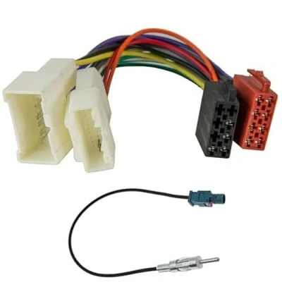 Bild av sound way Adapter för kabelanslutning, ISO kontakt och antenn bilstereo installation kompatibel med Renault, Dacia Sedan 2011