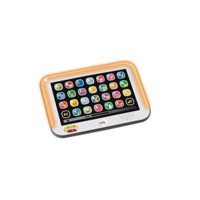 Bild av Fisher Price lärande kul, pedagogisk leksak för småbarn, Smart Stages Tablet Datorattrapp med musik och ljusfunktion barn från 1 år, tysk version, HXB66