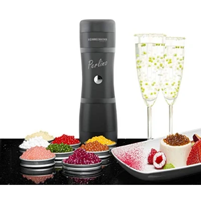 Bild av ROMMELSBACHER Food Designer FD 500 Perlino för upp till gelépärlor per minut, 2 munstycken i rostfritt stål stora och små gelépärlor, 200 ml fyllningskvantitet, integrerad