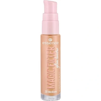 Bild av essence MAGIC FILTER glow booster, bas, nr 20, naken, närande, färgningseffekt, mjukgörande, naturlig, strålande, vegansk, utan parfym, alkohol, parabener, 1 pack (14 ml)